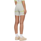 Casablanca Gray & Green Seamless Shorts