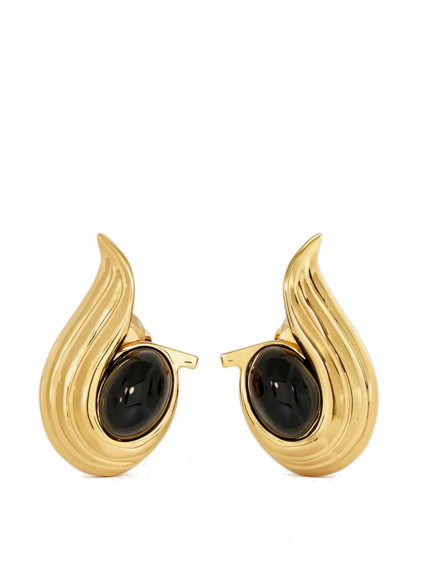 Photo: Ferragamo Womens Earrings with gems in Black
