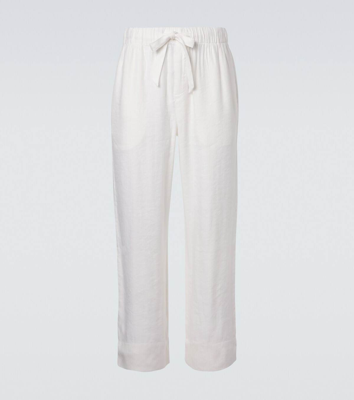 Frescobol Carioca Luan linen-blend straight pants