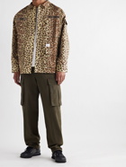 WTAPS - Jungle Logo-Embroidered Printed Cotton-Twill Jacket - Brown