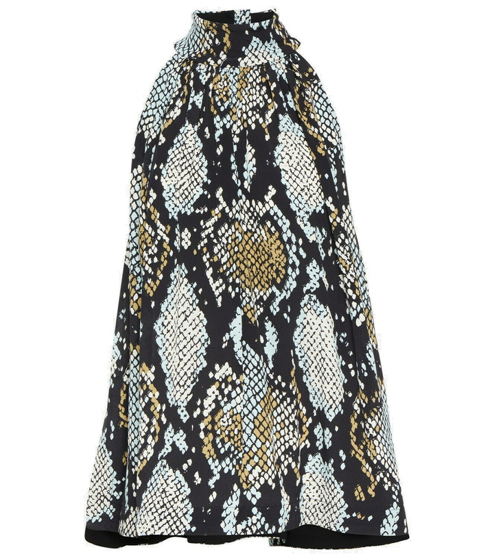 Photo: Proenza Schouler Printed high-neck top