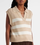 Velvet Mariette cotton and cashmere sweater vest