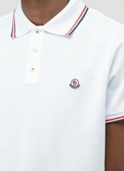 Logo Polo Shirt in White