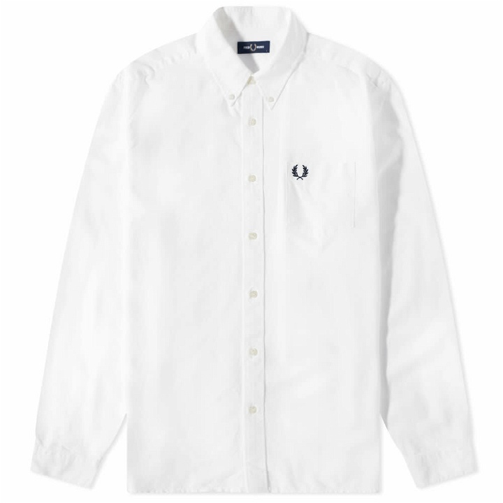 Photo: Fred Perry Men's Oxford Shirt in White