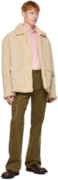 TheOpen Product SSENSE Exclusive Khaki Stitched Western Trousers