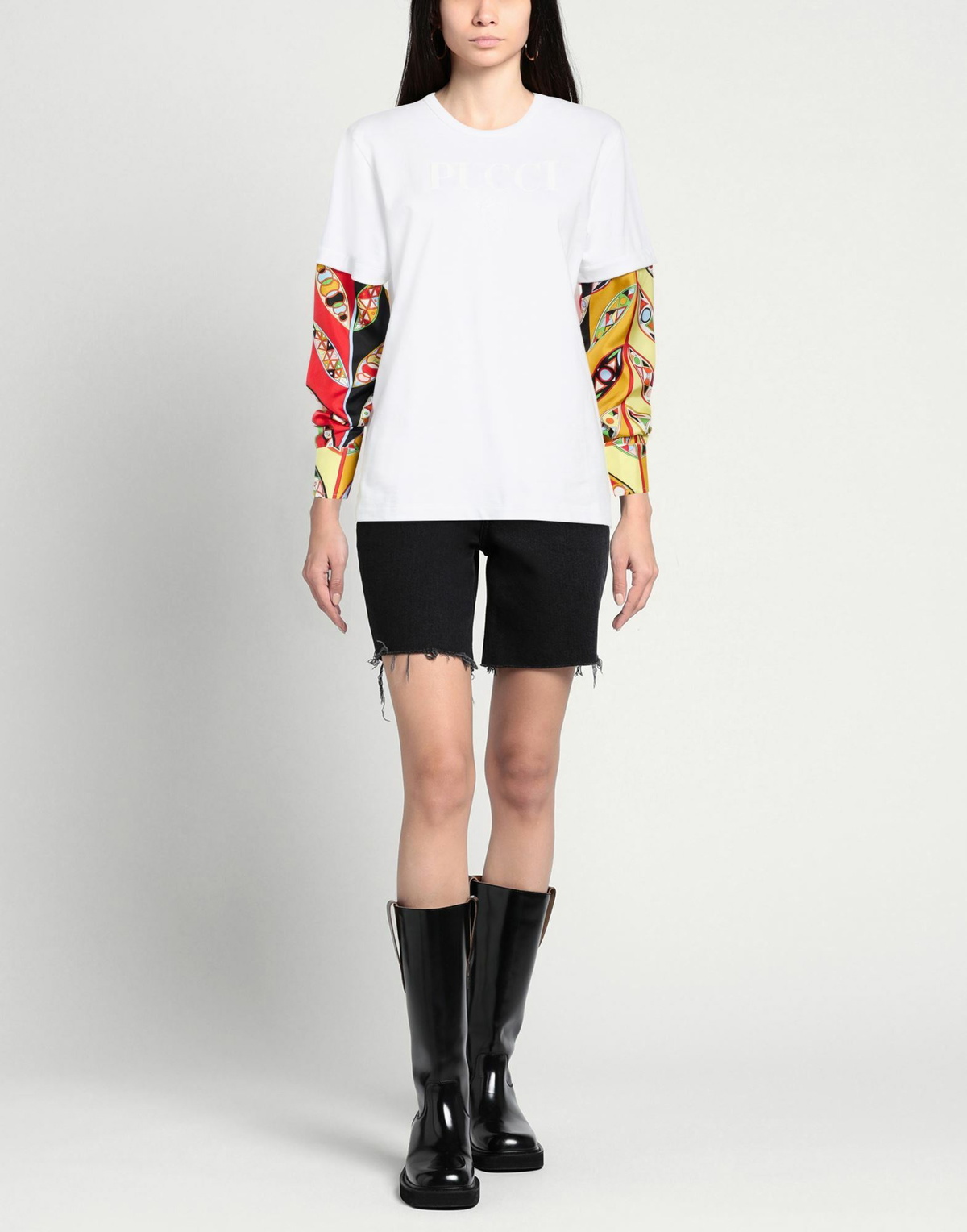 Pucci Womens T-shirt in White