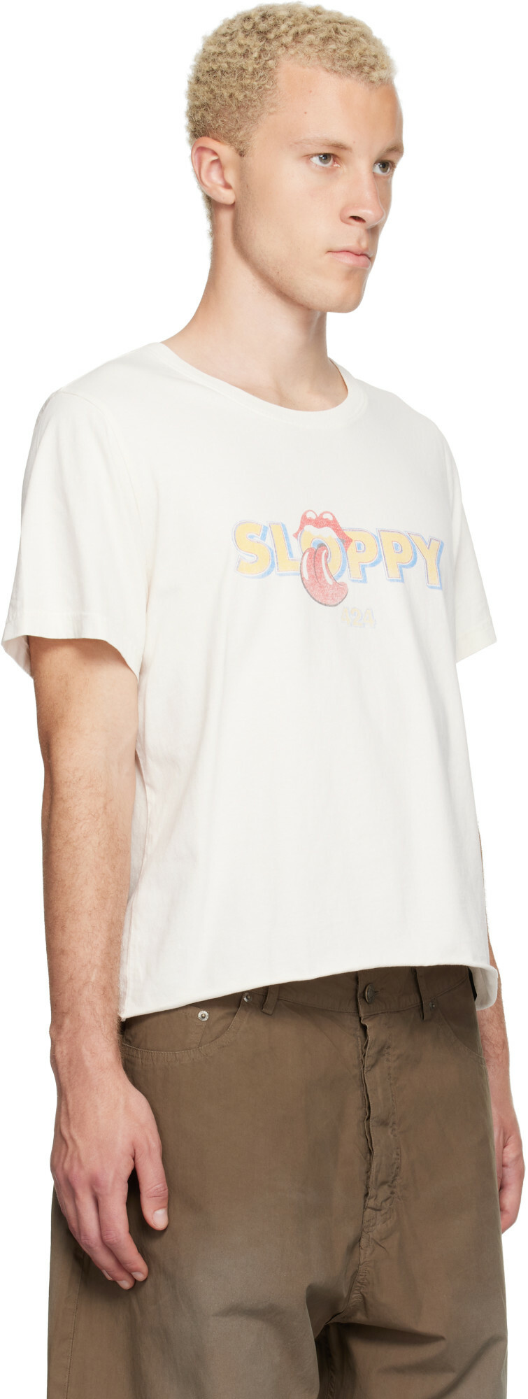 424 Off-White 'Sloppy' T-shirt