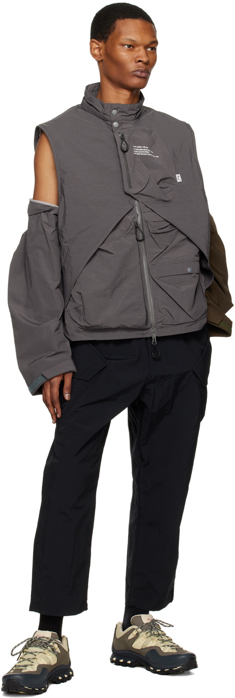 CMF Outdoor Garment Gray Overlay Convertible Jacket