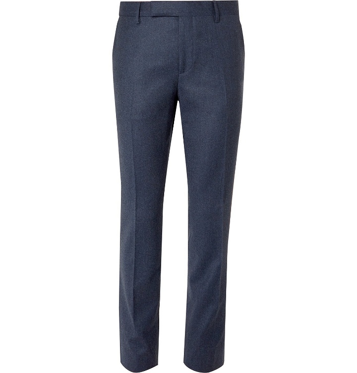 Photo: Paul Smith - Soho Slim-Fit Wool and Cashmere-Blend Suit Trousers - Blue