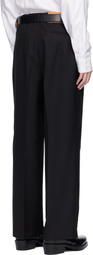 Second/Layer Black Saico Trousers