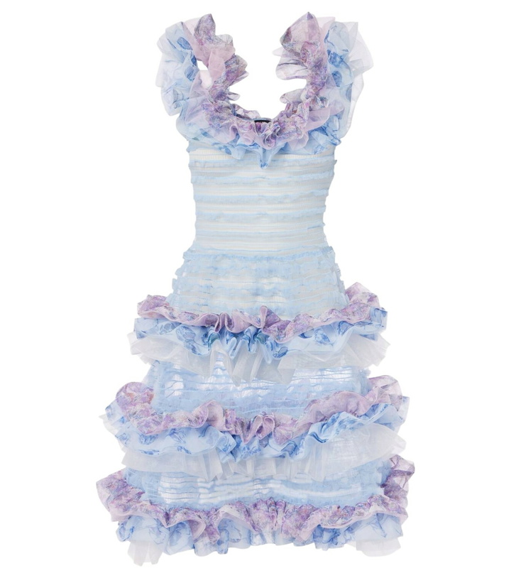 Photo: Susan Fang Ruffled tulle midi dress