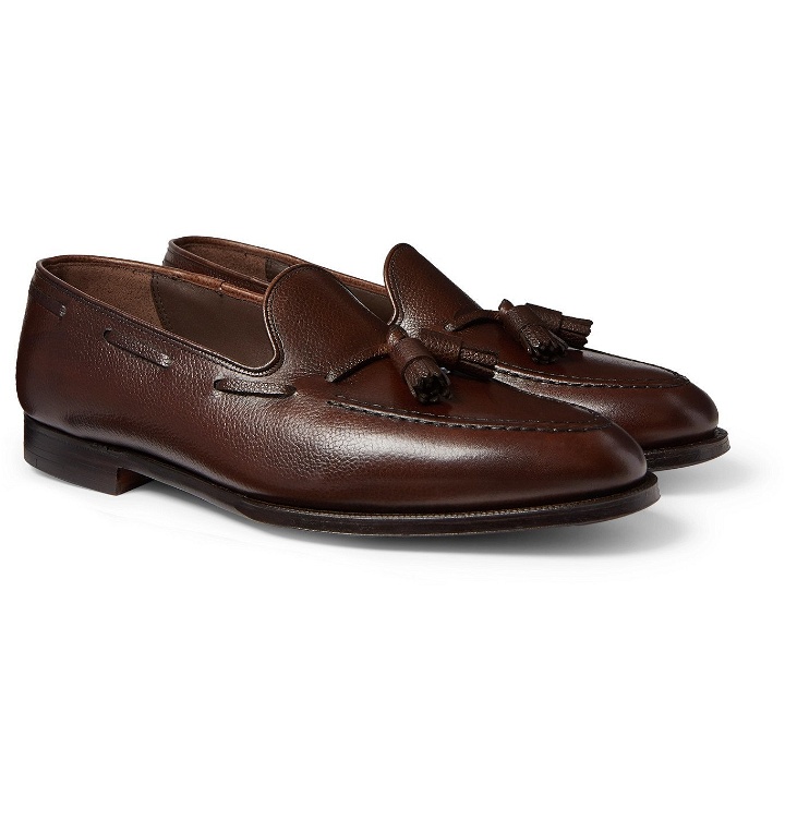 Photo: George Cleverley - Adrian Leather Tasselled Loafers - Brown