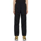 Champion Reverse Weave Black Logo Cuffed Track Pants