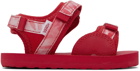 Vans Baby Red Tri-Lock Sandals