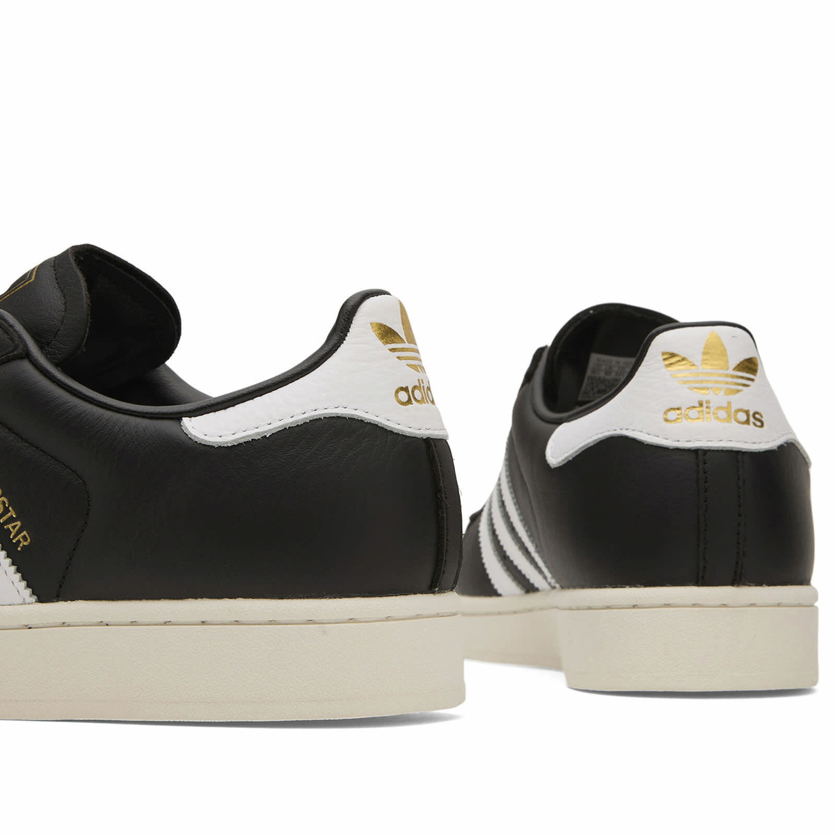 Adidas Superstar II Sneaker in Core Black/Ftwr White/Off White