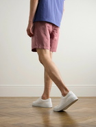 Mr P. - Straight-Leg Cotton and Linen-Blend Drawstring Shorts - Pink