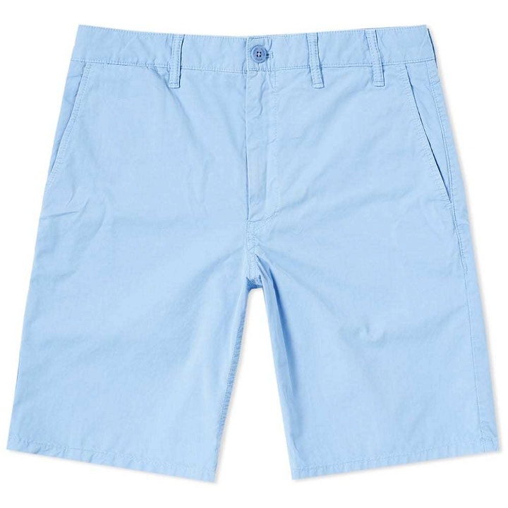Photo: Norse Projects Aros Light Twill Short Blue
