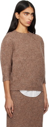 Lauren Manoogian Beige Loft Baby Crewneck Sweater
