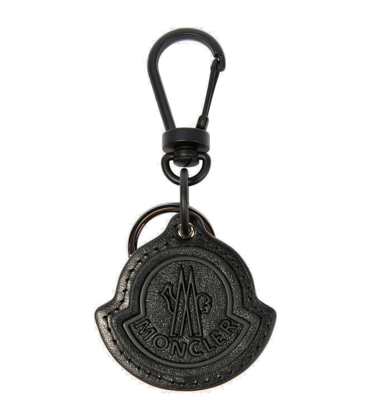 Photo: Moncler Logo leather keychain