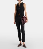 Vince Ribbed-knit cotton top
