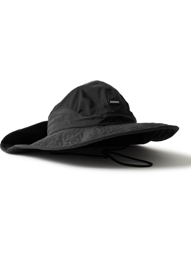 Photo: NEIGHBORHOOD - Dusters Printed Mesh-Panelled Cotton and Nylon-Blend Bucket Hat