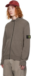 Stone Island Gray Patch Sweater