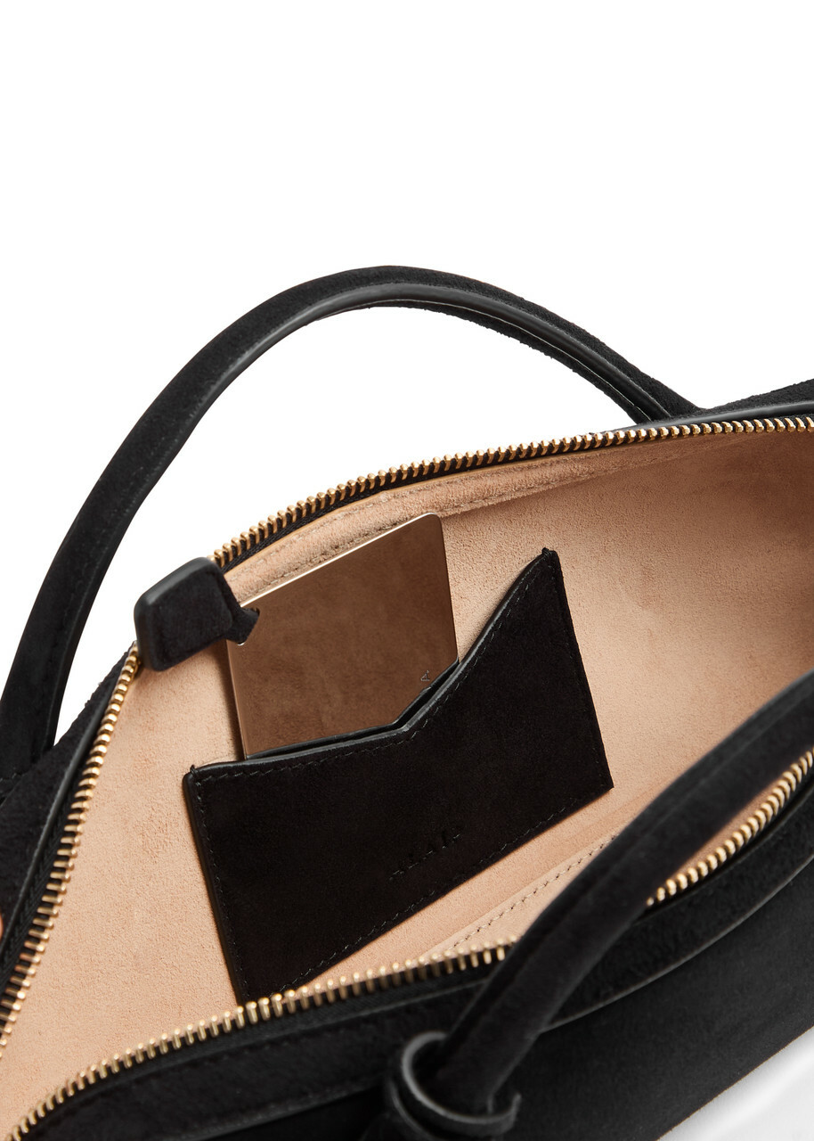 Alaïa Le Teckel Suede Clutch - Black - One Size