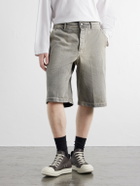 DRKSHDW by Rick Owens - Work Straight-Leg Denim Shorts - Gray