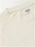 MANASTASH - Logo-Print Hemp and Cotton-Blend Jersey T-Shirt - Orange