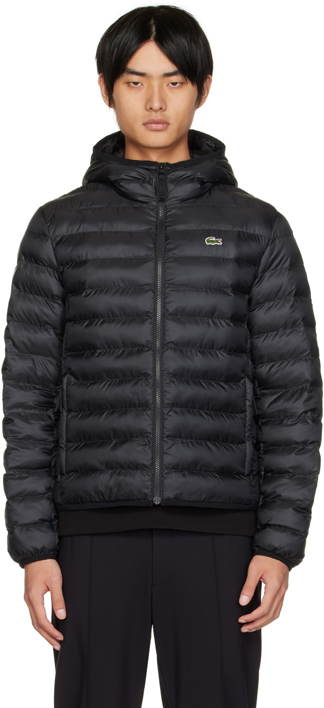 Lacoste Black Hooded Jacket Lacoste