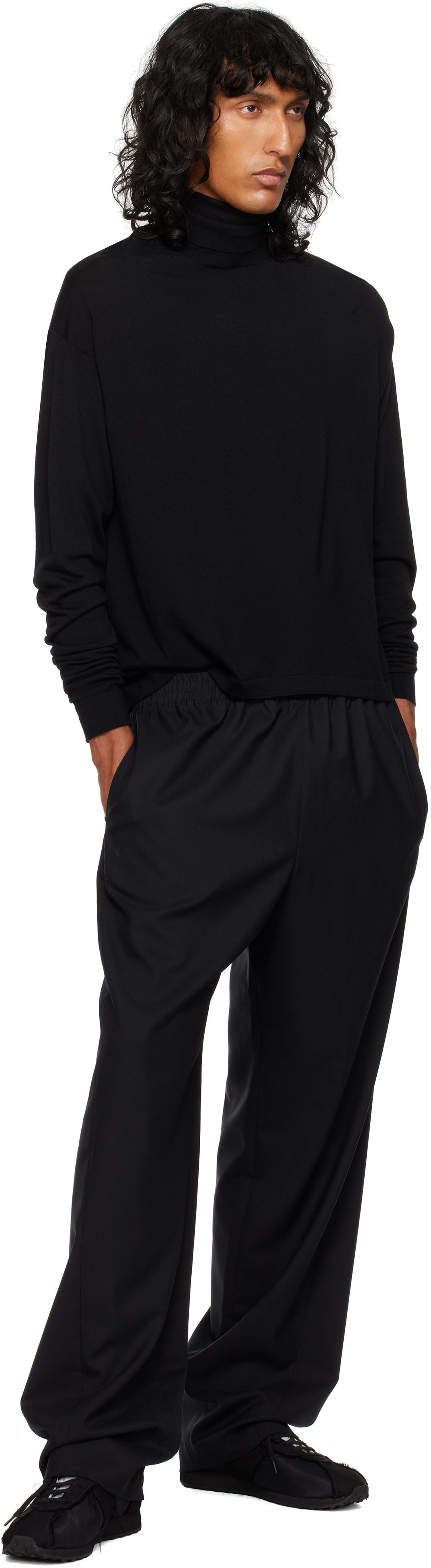 The Row Black Mavel Turtleneck