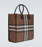 Burberry - Denny checked tote bag