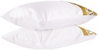 Versace White 'I Love Baroque' Pillow Case Set