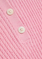 Guest In Residence Shrunken Cashmere Polo Shirt Pink