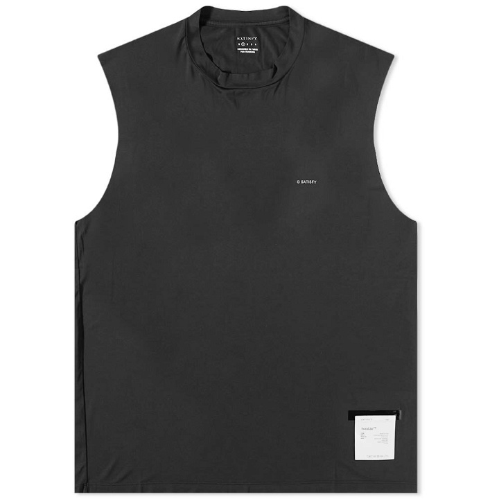 Photo: Satisfy Men's Auralight Muscle T-Shirt in Black