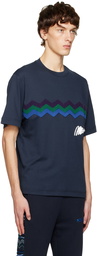 Missoni Navy Chevron T-Shirt