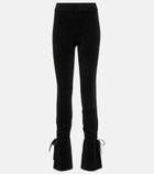Jacquemus - Chenille ribbed-knit flared pants