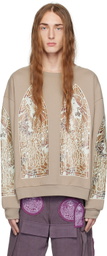 Who Decides War SSENSE Exclusive Beige Sweatshirt