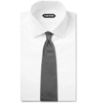 TOM FORD - 8cm Silk-Jacquard Tie - Gray
