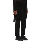 Song for the Mute Black Kick Cropped Cargo Pants