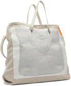 Maison Margiela Beige Trompe L'oeil Tabi Shopping Tote