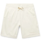 Saturdays NYC - Austin Logo-Print Cotton-Jersey Drawstring Shorts - Neutrals