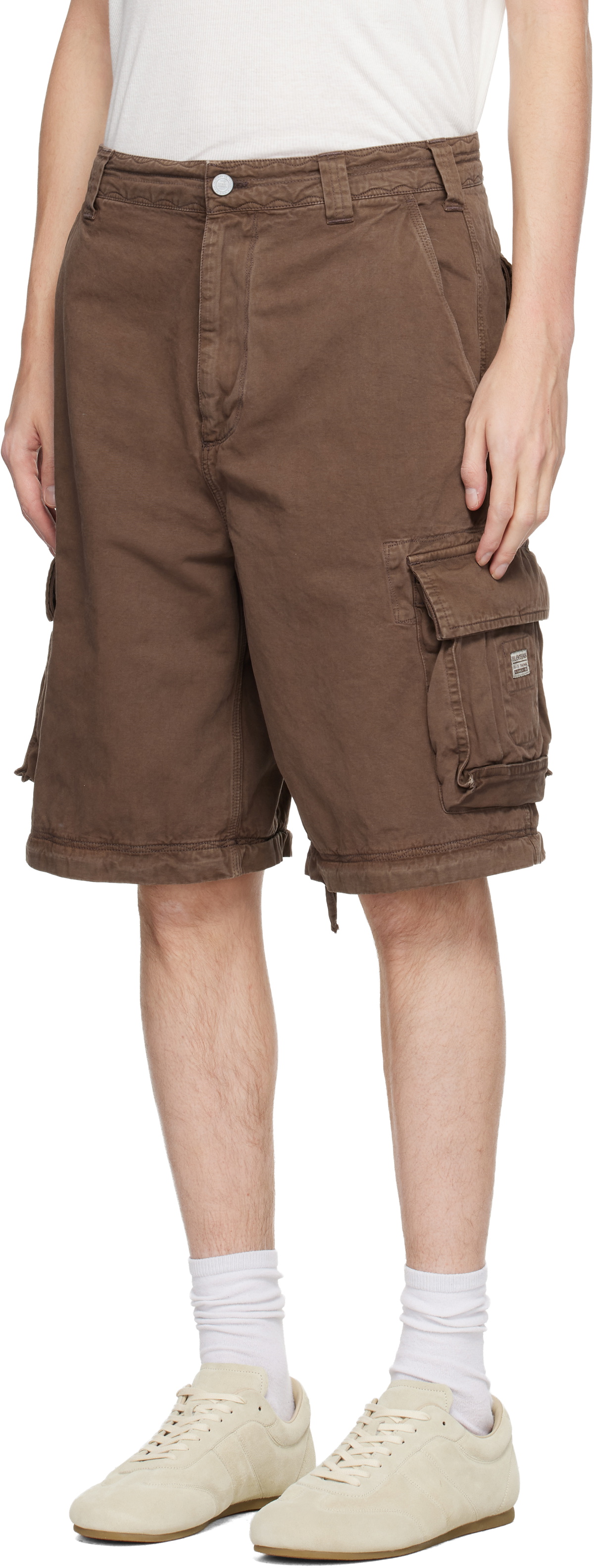 ERL Brown Zip-Off Cargo Pants