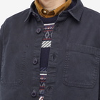 Barbour Men's Chesterwood Overshirt in Indigo