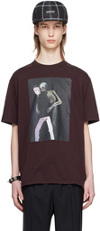 UNDERCOVER Burgundy Printed T-Shirt