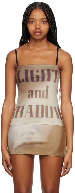 Photo: ELLISS SSENSE Exclusive Brown Tank Top