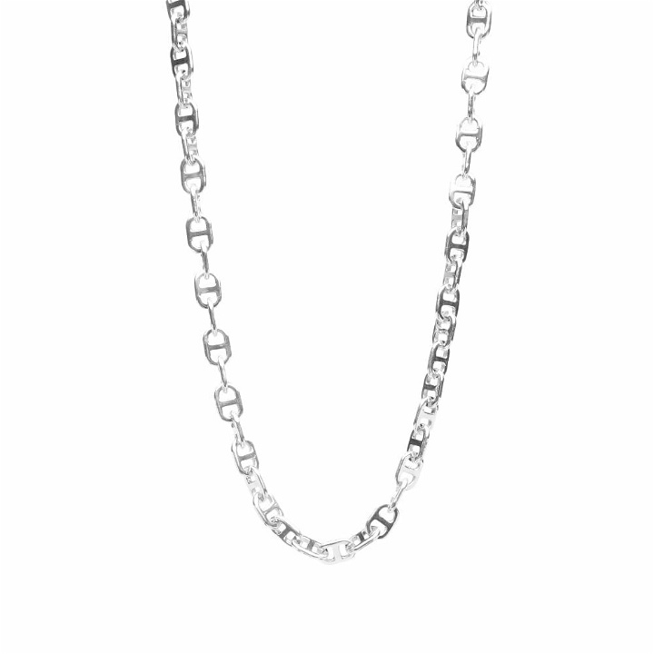 Photo: Maple Men's Chain Link Necklace 7mm 50cm in Silver