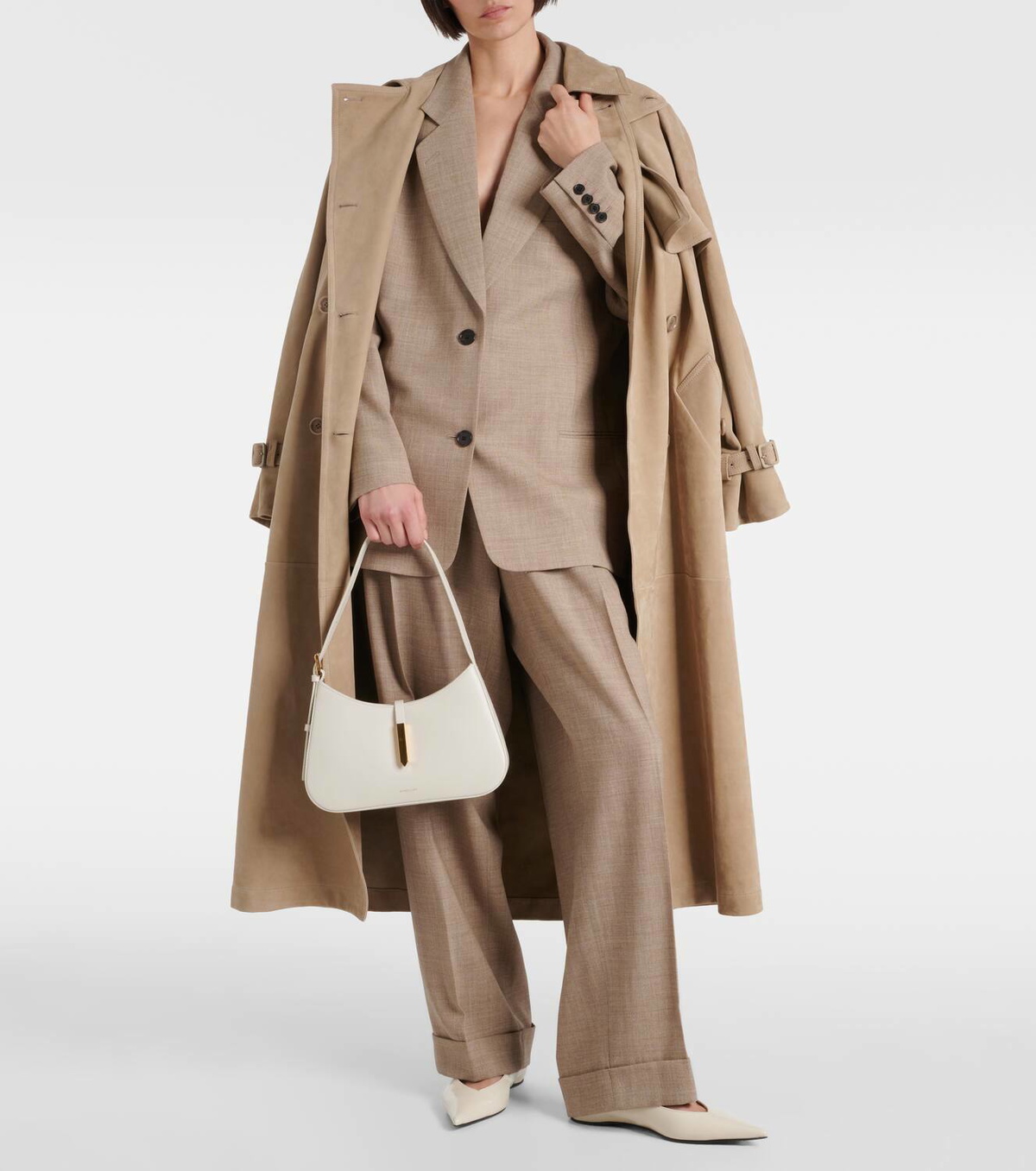 DeMellier Tokyo leather shoulder bag