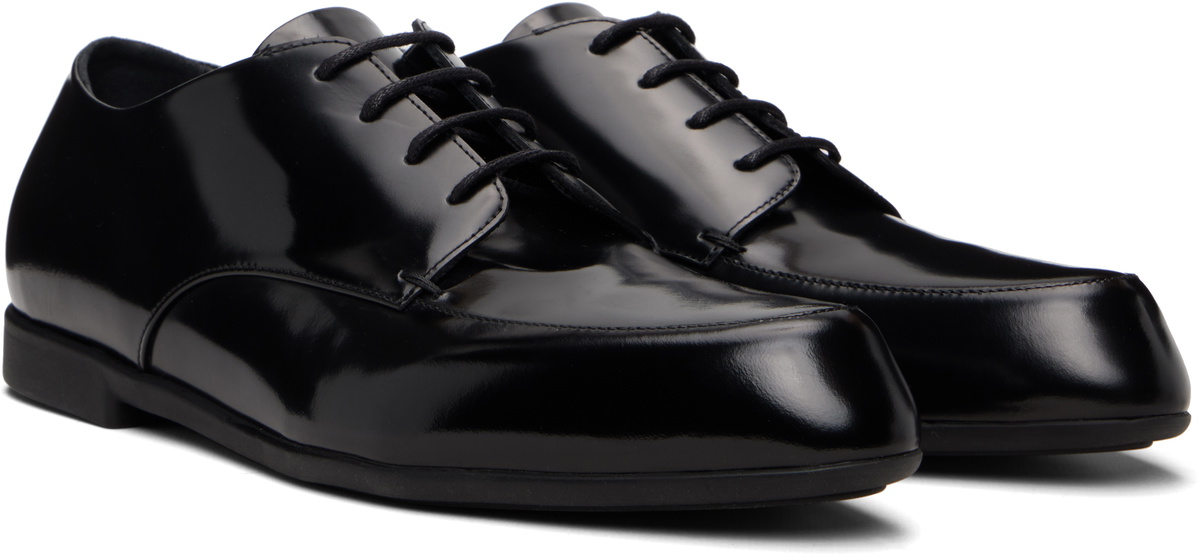 Jil Sander Black Lace-Up Derbys