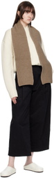 Nothing Written SSENSE Exclusive Brown Liky Muffler Scarf